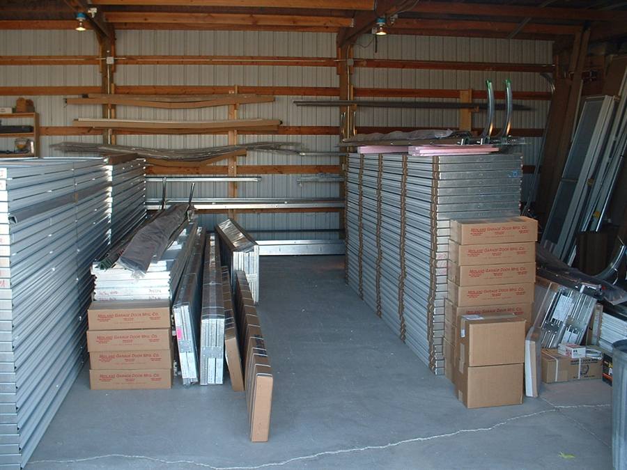 New garage door installed by Valley Overhead Door in Idaho Falls